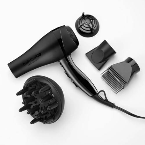 Black Nano Titanium 2000W Hair Dryer