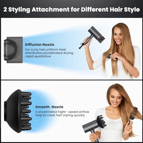 Foldable professional ionic dryer for travel — photo 3