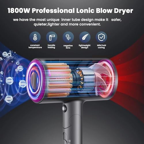 Foldable professional ionic dryer for travel — photo 5