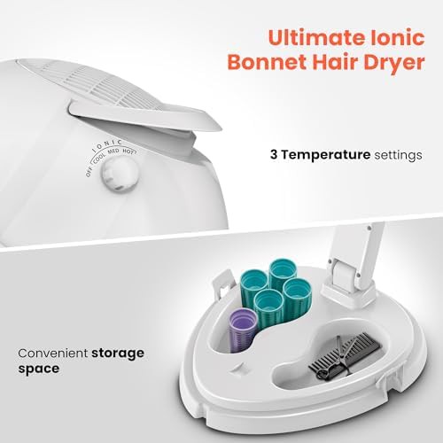 Portable White Foldable Hooded Hair Dryer — photo 4