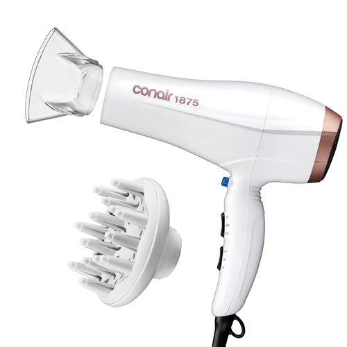 Double Ceramic Hair Dryer with Diffuser & Concentrator
