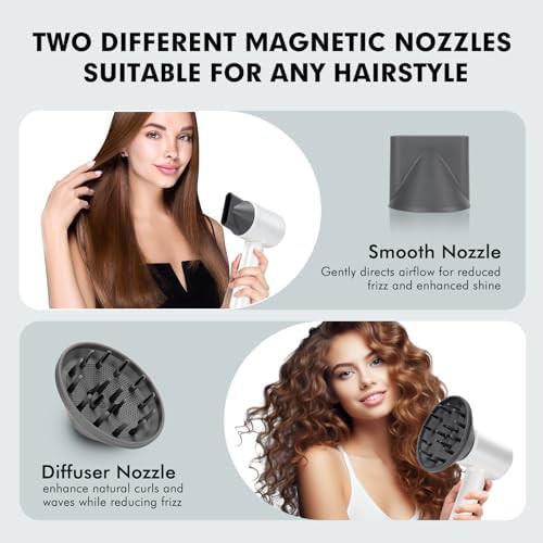 Compact brushless mini travel hair dryer — photo 5
