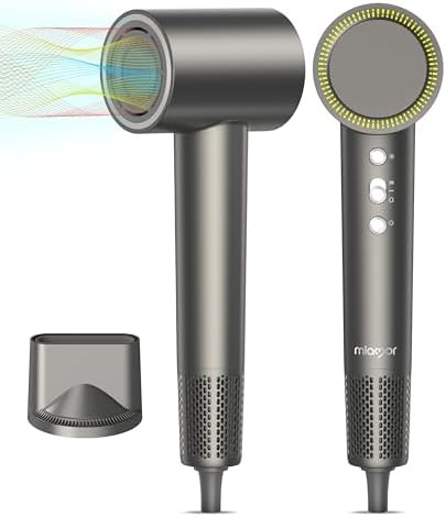 Grey ultra fast brushless hair dryer