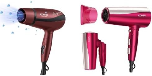 Ceramic tourmaline folding travel dryer