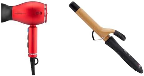 Compact Ionic Dryer and Ceramic Curling Iron