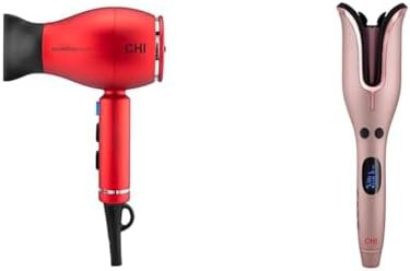 Ionic Hair Dryer with Rose Gold Spin N Curl