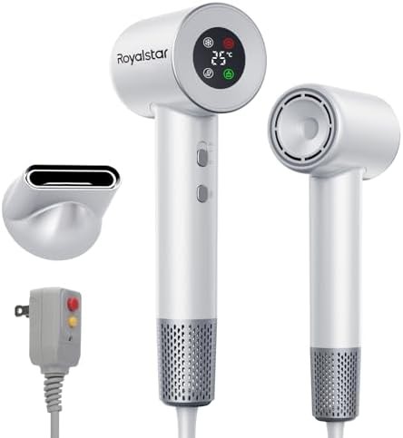 High speed ionic dryer with digital display