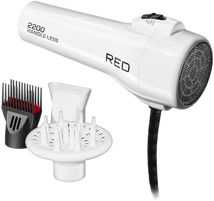 Handle-less ceramic tourmaline white dryer
