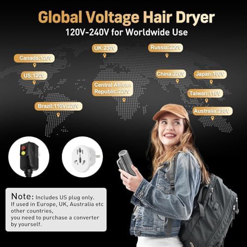 Dual Voltage Travel Brushless Motor Dryer — photo 5