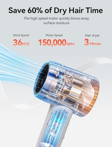 Quiet High Speed Ionic Dryer — photo 3