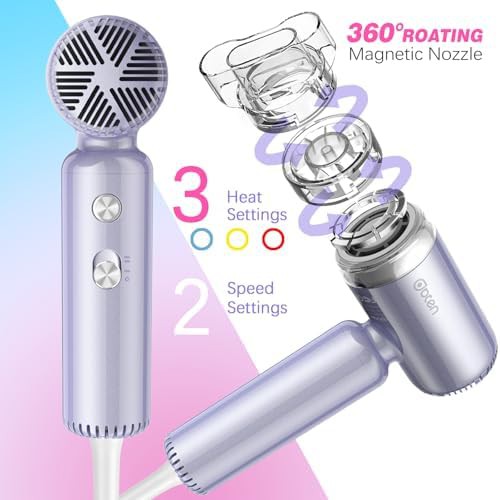 Ionic Mini Travel Dryer in Purple — photo 5