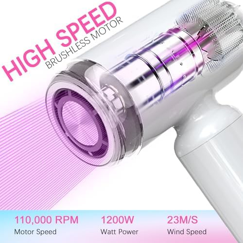 Compact Brushless Motor Dryer in White — photo 4