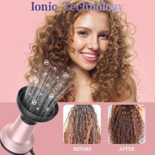 Ionic hair dryer with XL diffuser and comb — photo 5