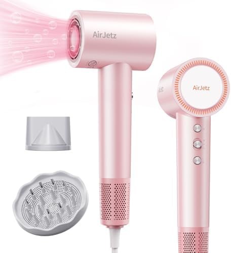 Quiet Ionic Dryer in Peach Pink
