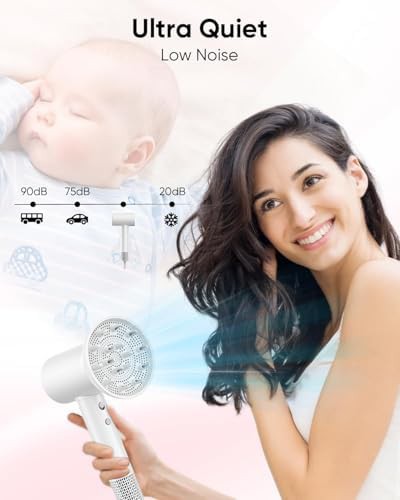 High speed ionic dryer with magnetic diffuser white — photo 5
