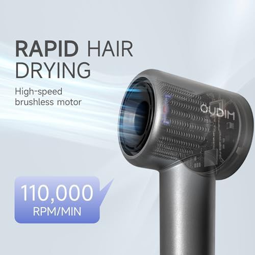Digital display quiet travel hair dryer — photo 3