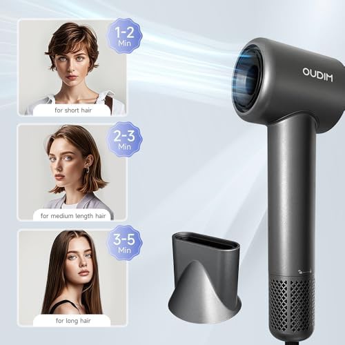 Digital display quiet travel hair dryer — photo 4