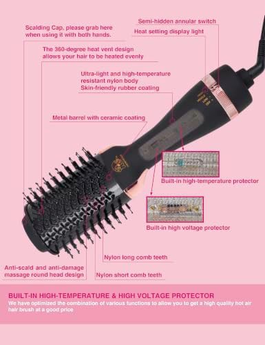 Ionic hair dryer and styler with titanium barrel — photo 4
