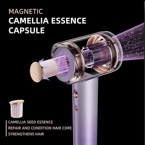 Purple plasma professional hair dryer — photo 3