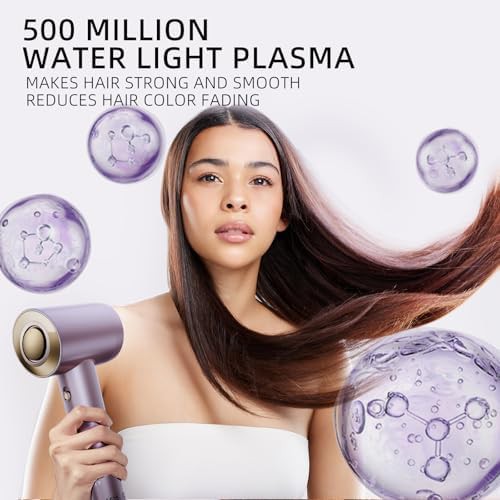 Purple plasma professional hair dryer — photo 4