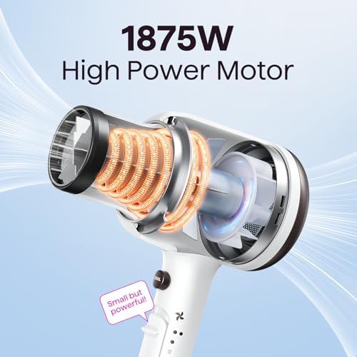 Hair dryer with diffuser and small curling wand — photo 3
