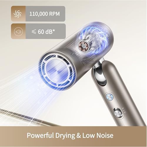 Foldable high speed hair dryer for frizz control — photo 4