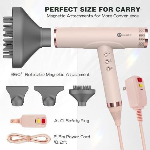 Ceramic pink high speed salon dryer — photo 4