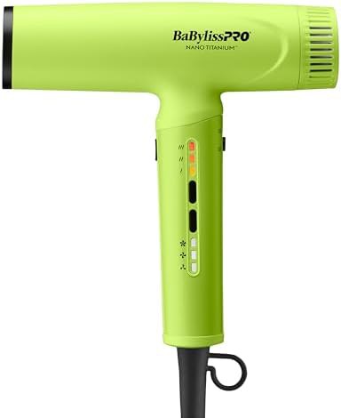 Neon Yellow Travel Ionic Hair Dryer