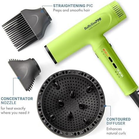 Neon Yellow Travel Ionic Hair Dryer — photo 4