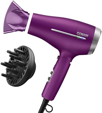 Double Ceramic Purple Foldable Travel Dryer