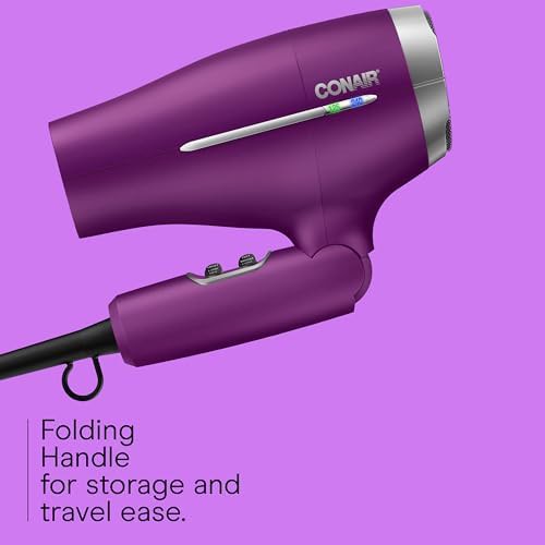Double Ceramic Purple Foldable Travel Dryer — photo 3