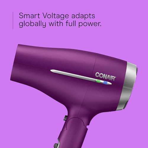 Double Ceramic Purple Foldable Travel Dryer — photo 4