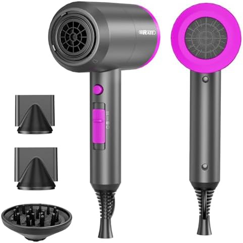 Grey Lightweight Mini Travel Hair Dryer