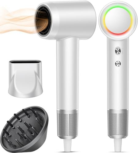 White High Speed Travel Ionic Dryer