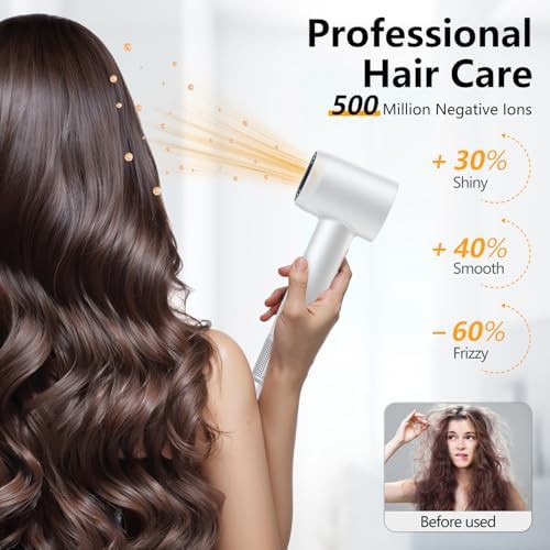 White High Speed Travel Ionic Dryer — photo 3