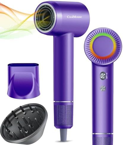 Ionic Travel Dryer with Magnetic Diffuser