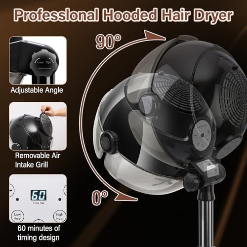 Hooded Salon Dryer with Time Setting — photo 4