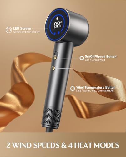 Gray sonicdry compact travel hair dryer — photo 4