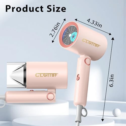 Mini travel pink dryer with nozzle — photo 4