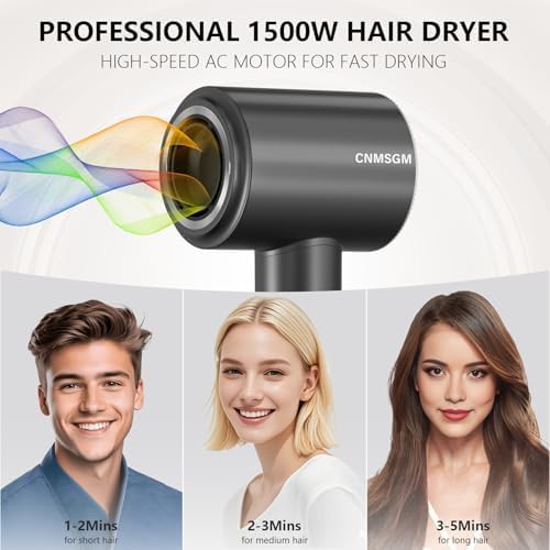 High Speed Ionic Blow Dryer in Black Gray — photo 3