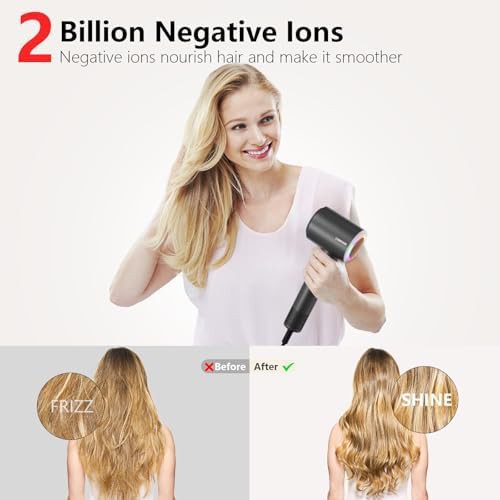 High Speed Ionic Blow Dryer in Black Gray — photo 4