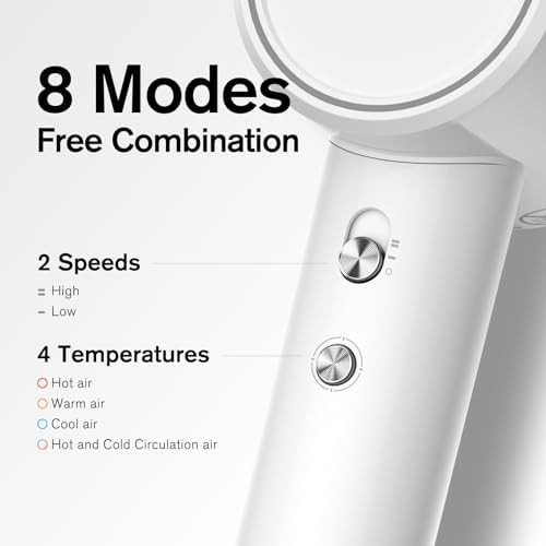 White rizz compact magnetic dryer — photo 3
