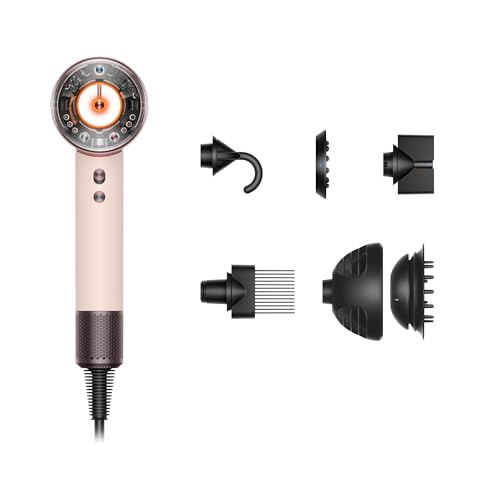 Supersonic Nural Hair Dryer in Ceramic Pink and Rose Gold