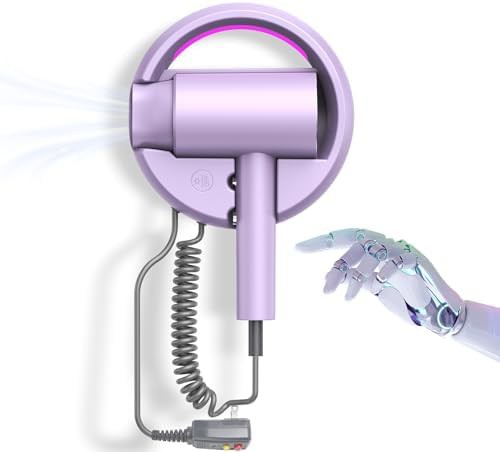 Matte Purple Ionic Dryer with Blue Light