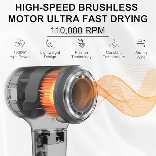 Brushless Motor Low Noise Ionic Dryer — photo 4