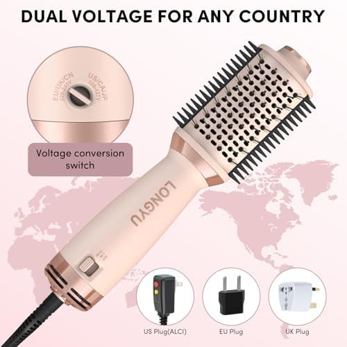 Dual voltage mini travel hot air brush — photo 3