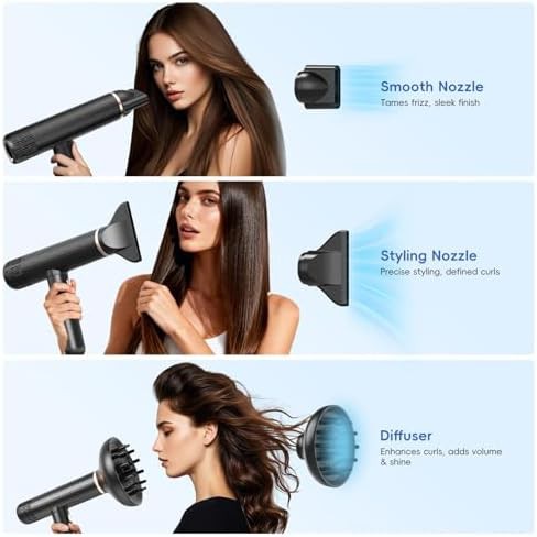 High Speed Ionic Salon Blow Dryer with Diffuser — photo 4