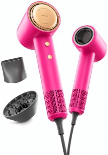 Ionic Blow Dryer with Magnetic Attachments