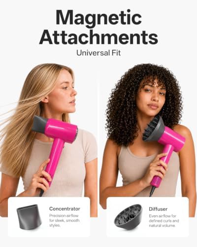 Ionic Blow Dryer with Magnetic Attachments — photo 4