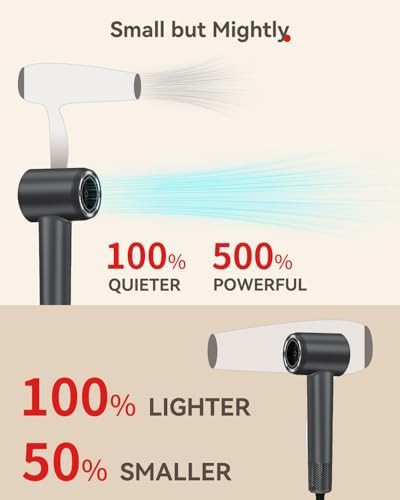High speed brushless motor gray hair dryer — photo 4
